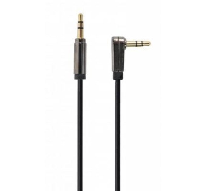 Cablexpert Кабель мультимедійний Jack 3.5mm M to Jack 3.5mm M 1.0m угловой Cablexpert (CCAPB-444L-1M)