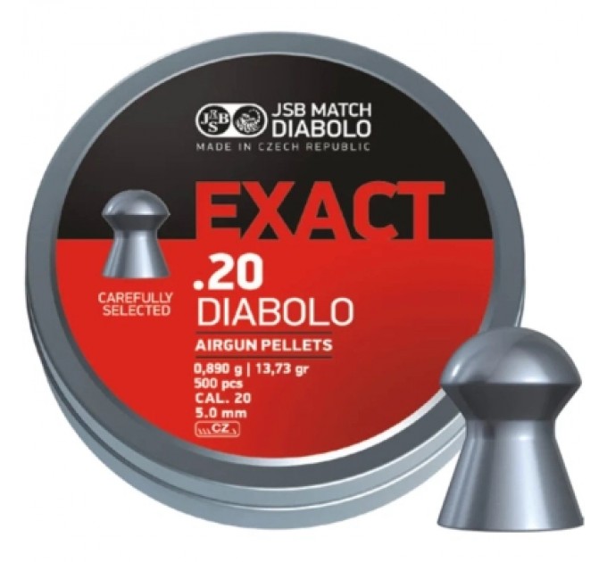 JSB Пульки JSB Diabolo Exact 5,1 мм 0.89 г (500 шт/уп) (546220-500)
