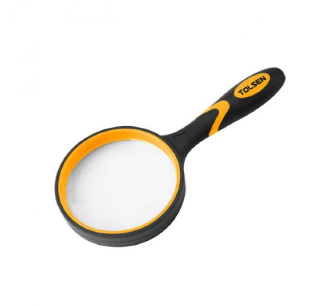 Tolsen Лупа Tolsen 4Х, лінза 75 мм, Ерго ручка (50011)