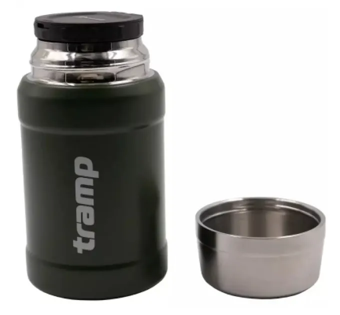 Tramp Термос Tramp з широким горлом в чохлі 0.8 л Olive (UTRC-132-olive)