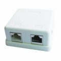 Cablexpert Комп'ютерна розетка Cablexpert RJ45x2 FTP, cat.5e (NCAC-HS-SMB2)