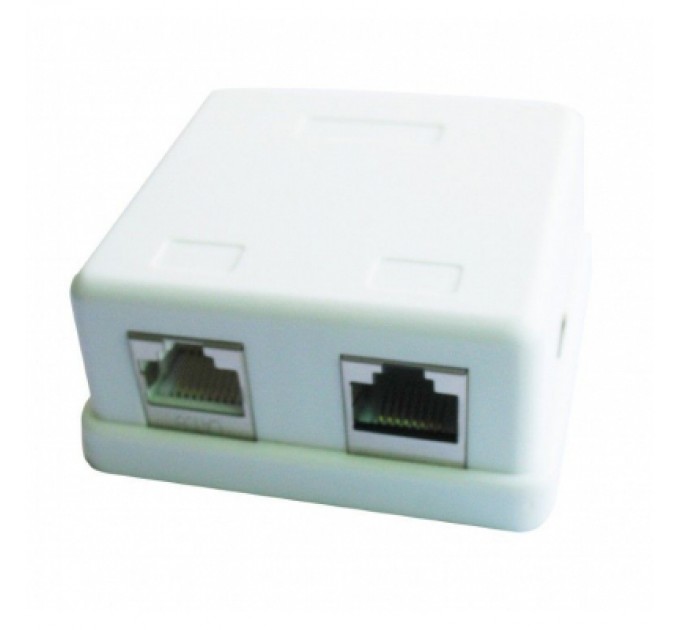 Cablexpert Комп'ютерна розетка Cablexpert RJ45x2 FTP, cat.5e (NCAC-HS-SMB2)