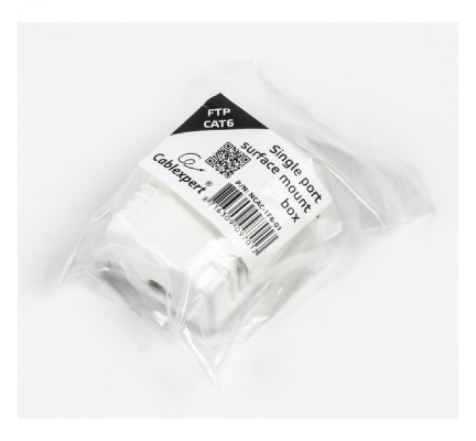 Cablexpert Комп'ютерна розетка Cablexpert RJ45x1 FTP, cat.6 (NCAC-1F6-01)
