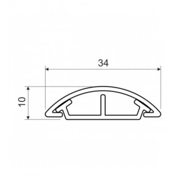 Kopos Короб Kopos напольний LO 35 LD (відрізки по 2 метри) (LO 35 LD)