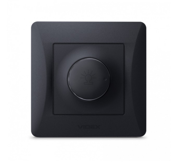 Videx Світлорегулятор Videx BINERA 600Вт чорний граф (VF-BNDM600-BG)