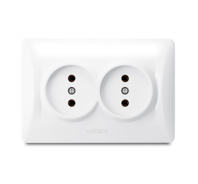 Videx Розетка Videx BINERA 2ая (VF-BNSK2-W)