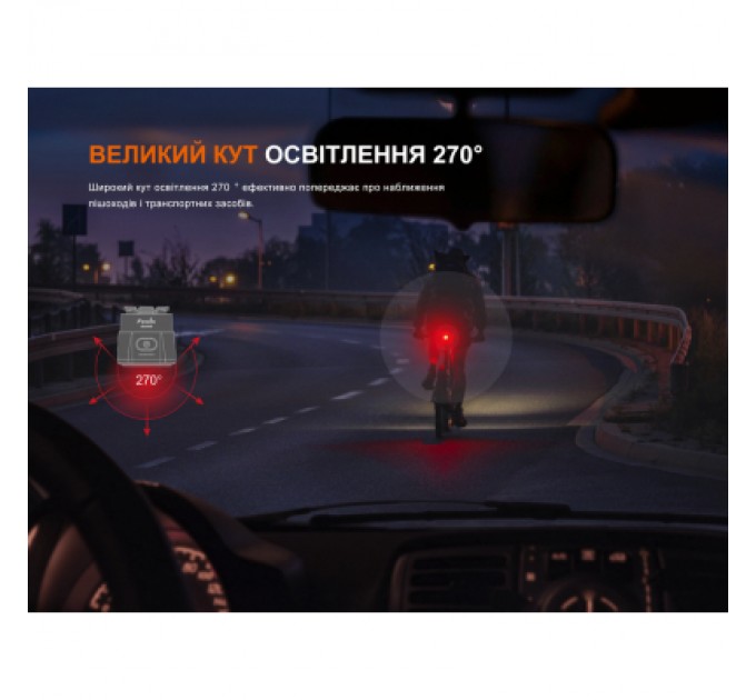 Задня велофара Fenix BC06R