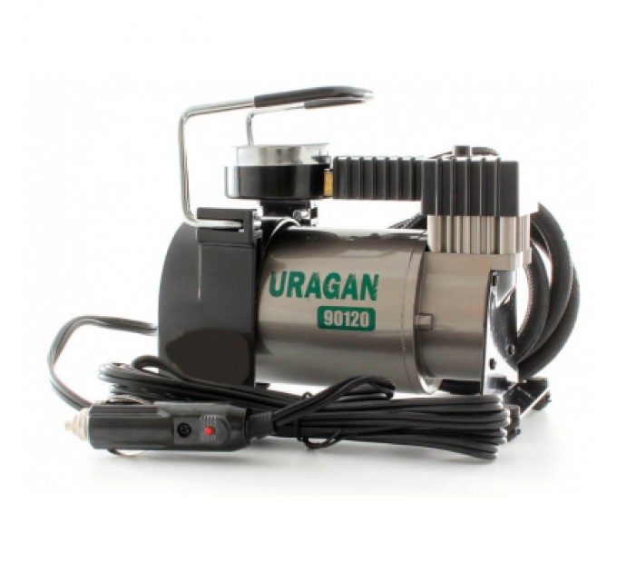 URAGAN Автомобільний компресор URAGAN 37 л/хв (90120)