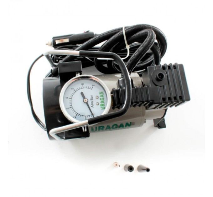 URAGAN Автомобільний компресор URAGAN 37 л/хв (90120)