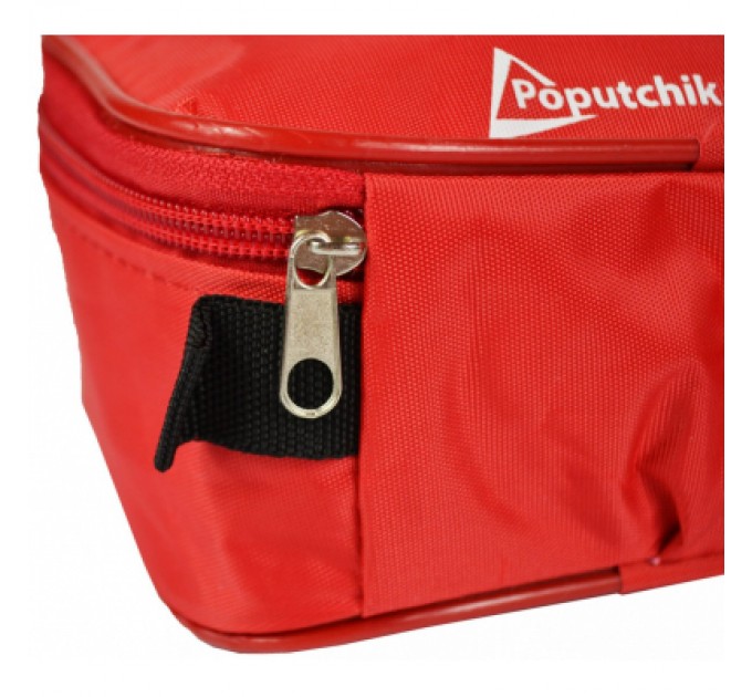 Poputchik Автомобільна аптечка Poputchik "Євростандарт" згідно ТУ футляр м'який червоний (02-005-М)