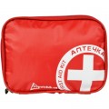 Poputchik Автомобільна аптечка Poputchik "Євростандарт" згідно ТУ футляр м'який червоний (02-005-М)