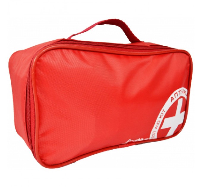 Poputchik Автомобільна аптечка Poputchik -1 (АМА-1) згідно ДСТУ 3961-2000 футляр м'який червоний 19х8 (02-026-М)
