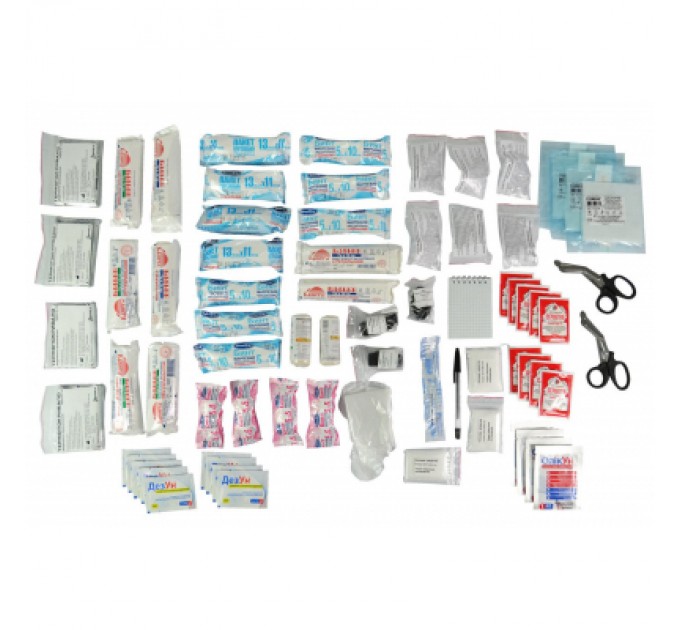 Poputchik Автомобільна аптечка Poputchik 2 (АМА-2) згідно ДСТУ 3961-2000 футляр м'який червоний 30х18 (02-028-М)