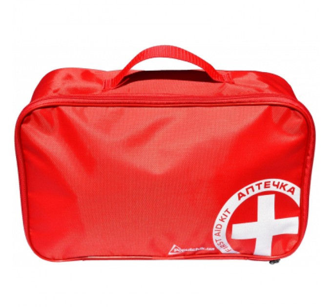 Poputchik Автомобільна аптечка Poputchik 2 (АМА-2) згідно ДСТУ 3961-2000 футляр м'який червоний 30х18 (02-028-М)