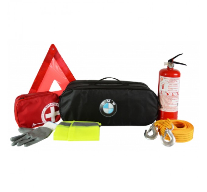 Набір техдопомоги Poputchik BMW легковий чорний (01-122-Л)