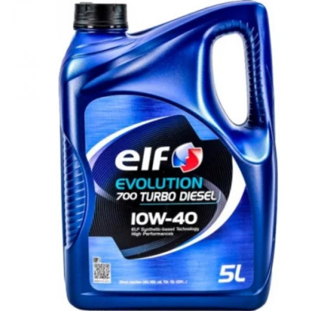 Моторна олива ELF EVOL.700 TURBO D 10w40 5л. (4379)