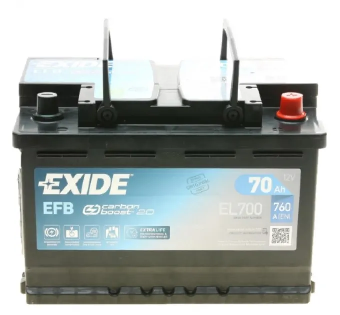 EXIDE Акумулятор автомобільний EXIDE 70A (EL700)