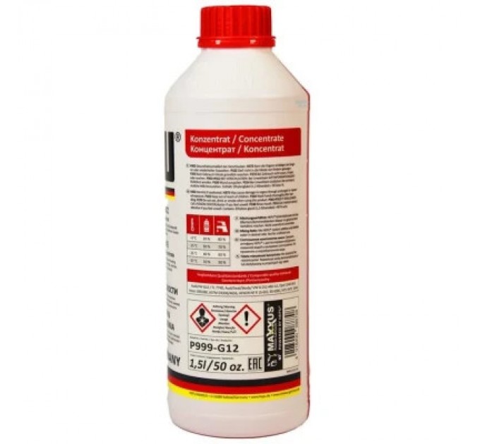 HEPU Антифриз HEPU концентрат G12 червон. 1.5 л. (107296)