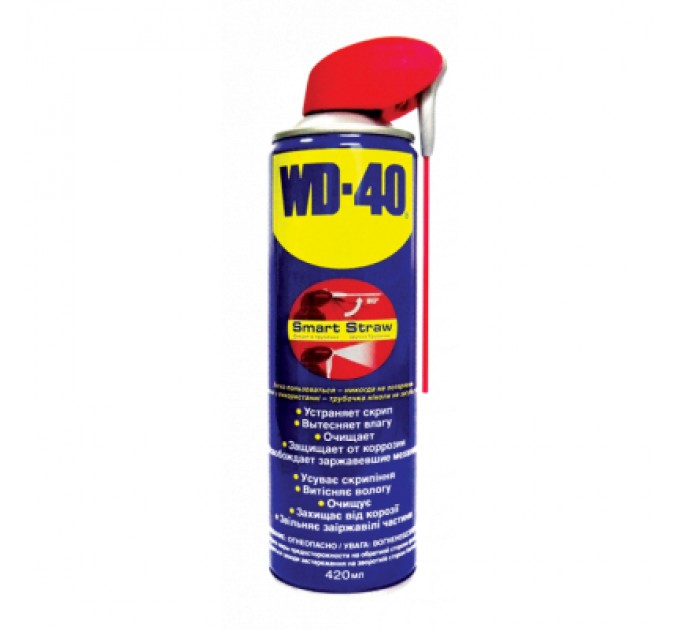 Мастило автомобільне WD-40 SMART STRAW аероз. 420мл (124W700051)