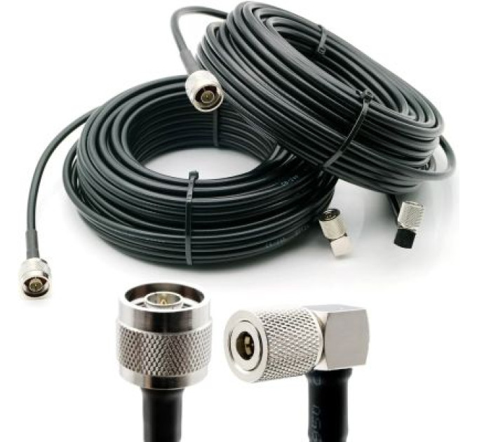 ALIENTECH Кабель для дрона ALIENTECH CG240 для Deimox, QMA -N-type, 20 м, пара (CG240-Q-JW/N-JW-20)