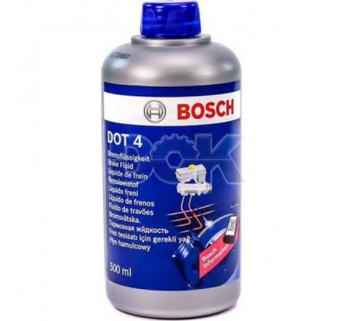 Гальмівна рідина Bosch DOT 4 0.5л (1 987 479 106)