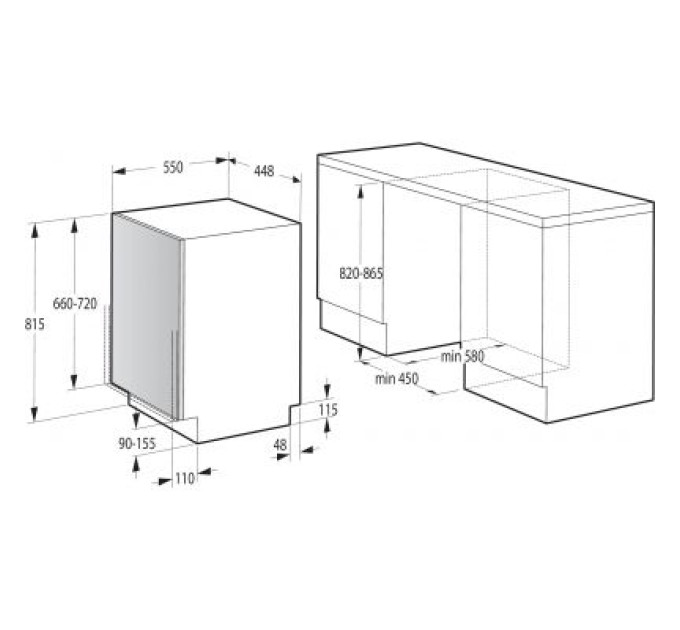 Gorenje Посудомийна машина Gorenje GV520E10
