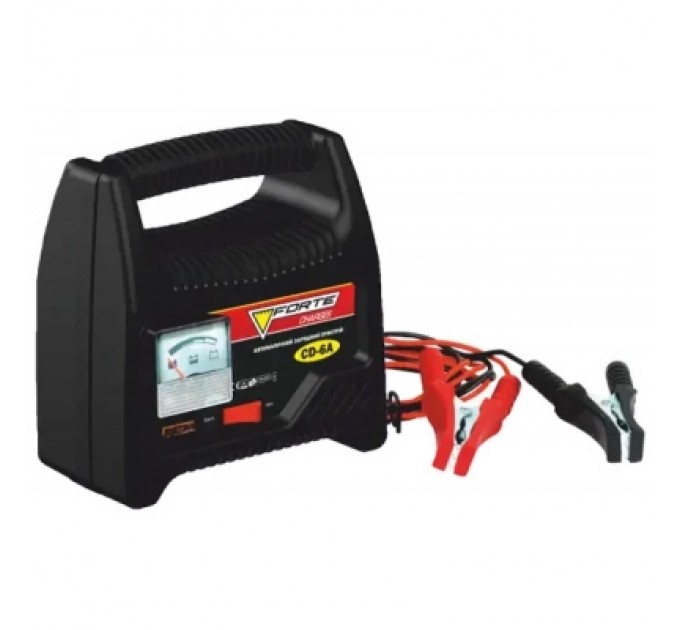 Forte Зарядний пристрій для автомобільного акумулятора Forte CD-6A (49333)