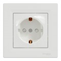Schneider Electric Розетка Schneider Electric ASFORA зі штор. біла (EPH2900221)