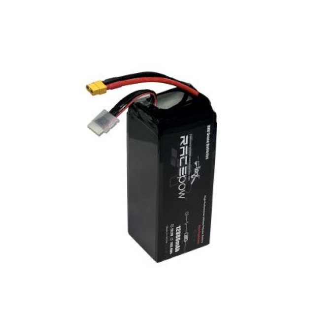 RacePow Акумулятор для дрона RacePow Lipo 6s 12000mAh 60C XT60 (12000mAh-6s-60C)