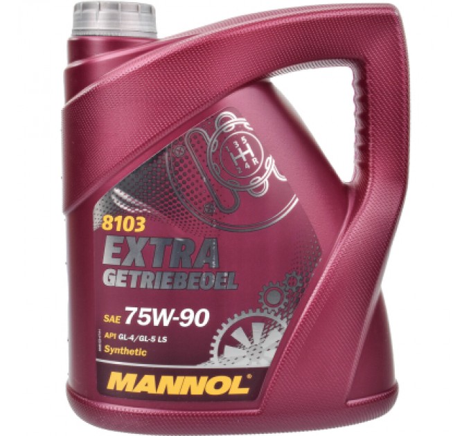 Трансмісійна олива Mannol EXTRA GETRIEBEOEL 4л 75W-90 (MN8103-4)