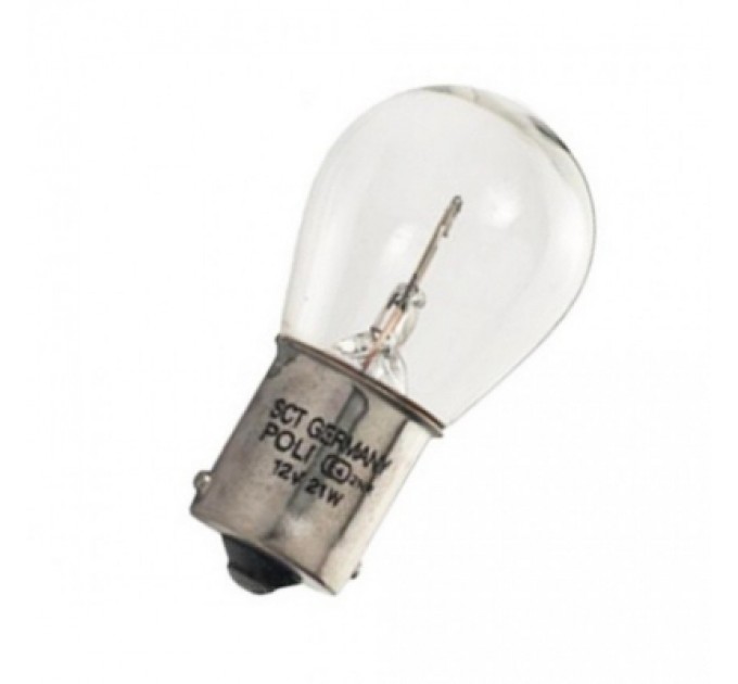 SCT-GERMANY Автолампа SCT-GERMANY P21W Long Life 12V 21W (202075)