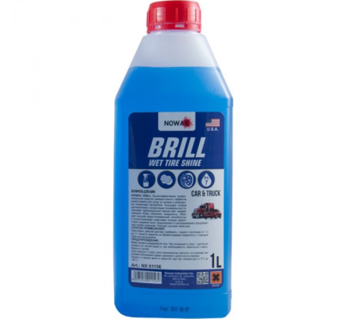 NOWAX Автополіроль NOWAX BRILL WET TIRE SHINE 1 л (NX01156)