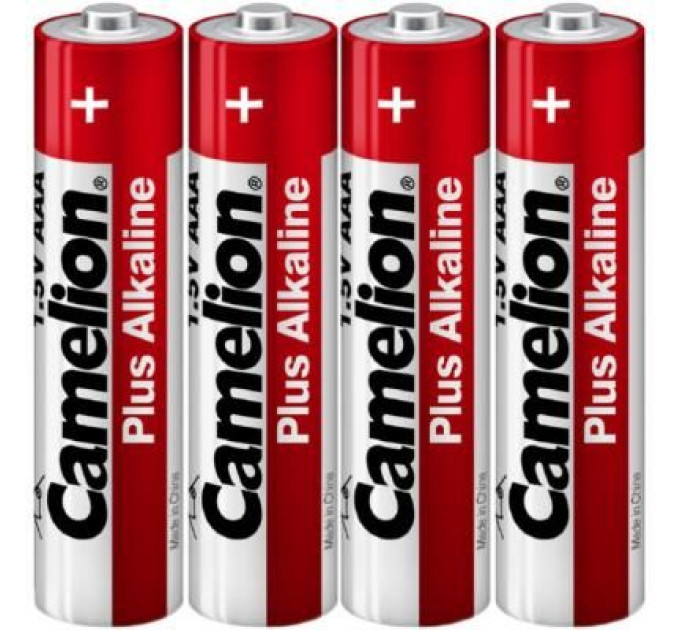 Camelion Батарейка Camelion AAA LR03 Plus Alkaline (Shrink) * 4 (LR03-SP4)