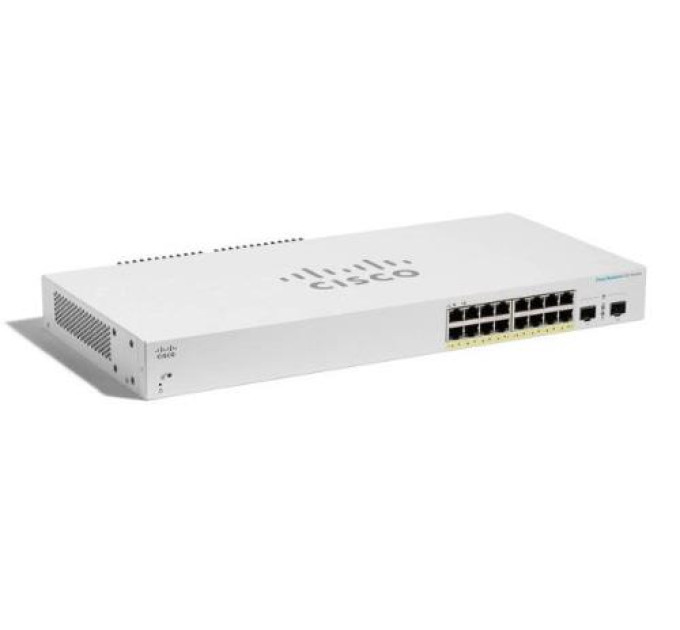 Cisco Комутатор мережевий Cisco CBS220-16P-2G-EU