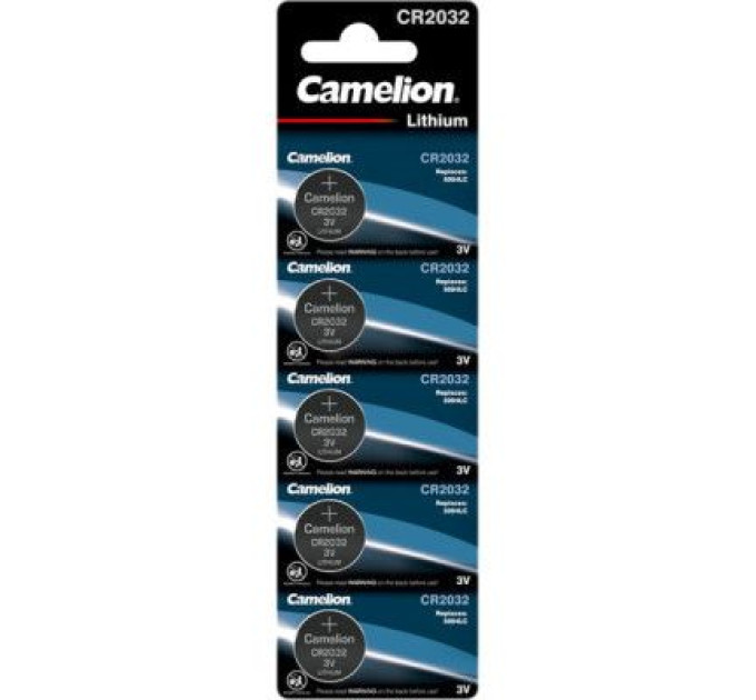 Camelion Батарейка CR 2032 Lithium * 5 Camelion (CR2032-BP5)