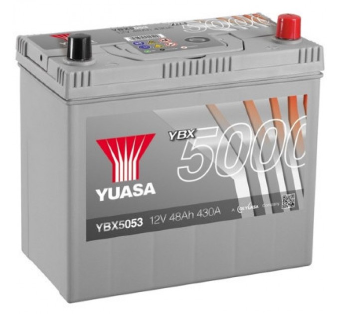 Yuasa Акумулятор автомобільний Yuasa 12V 50Ah Silver High Performance Battery (YBX5053)