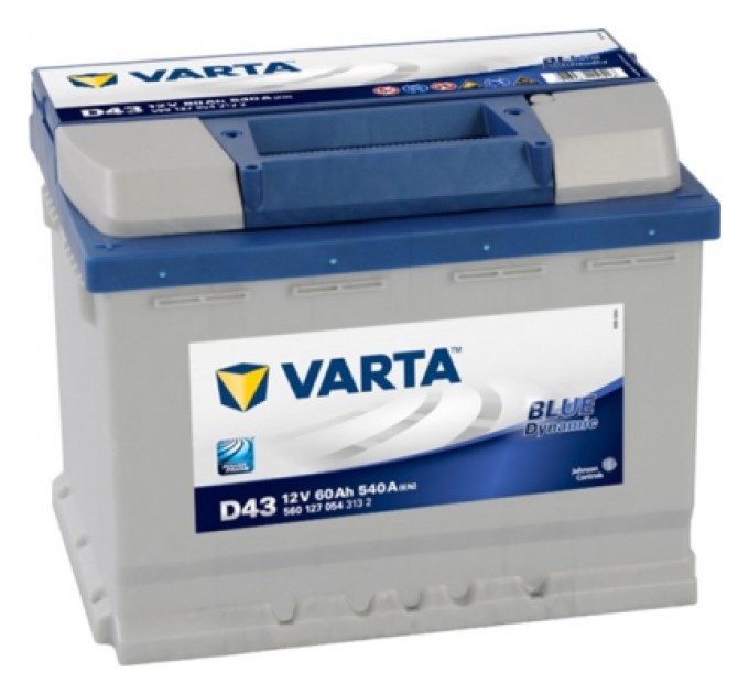 Varta Акумулятор автомобільний Varta 60Аг Blue Dynamic D43 (560127054)