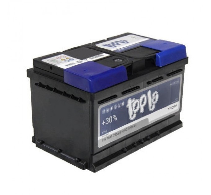 Topla Акумулятор автомобільний Topla 75 Ah/12V TOP Euro (118 072)