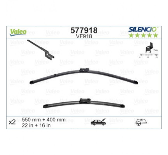 Valeo Щітка склоочисника Valeo 577918