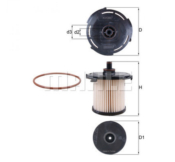 Mahle Фільтр паливний Mahle KX387DECO