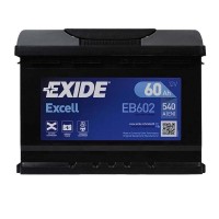 Акумулятор автомобільний EXIDE EXCELL 60Ah Н Ев (-/+) (540EN) (EB602)