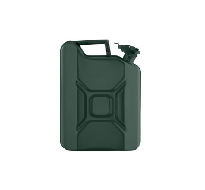 Каністра автомобільна 2E 10л, метал, 0.6мм, зелений (2E-JCM10V)