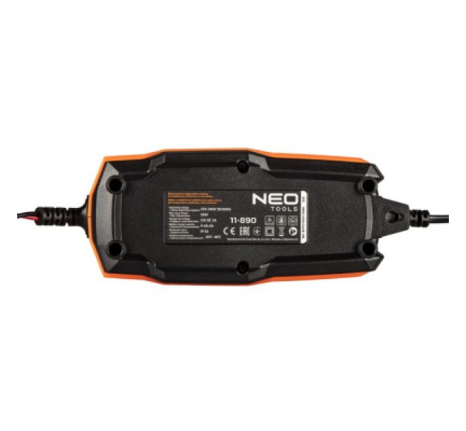 Neo Tools Зарядний пристрій для автомобільного акумулятора Neo Tools 2А/35Вт, 4-60Ач, для кислотних/AGM/GEL (11-890)