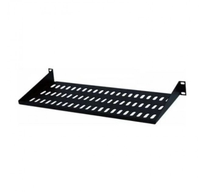 Hypernet Полка 19" Hypernet 1U глиб. 300мм, колір чорний (CS-300-1U-BLACK)