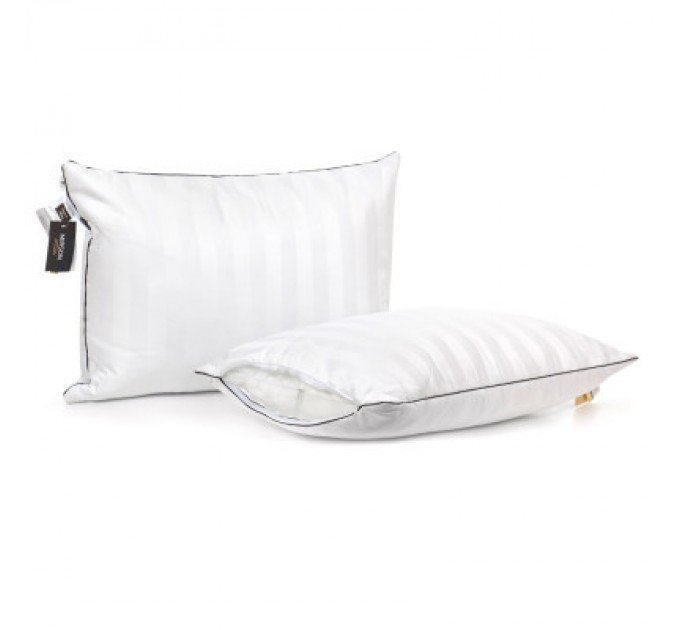 MirSon Подушка MirSon шовкова Hand Made Royal Pearl Natural 942 низька 40x60 (2200000557582)