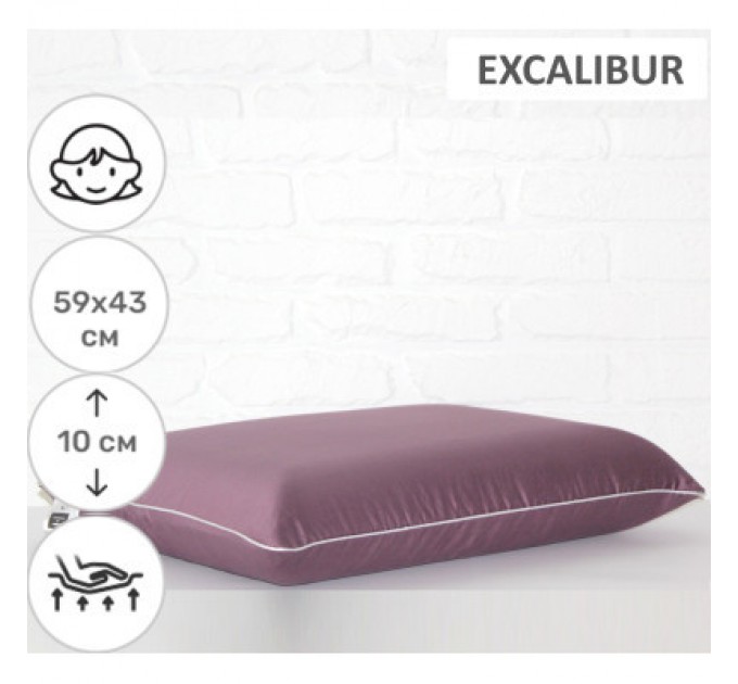 MirSon Подушка MirSon ортопедична 6074 Delicate satin Excalibur WoMen 59х43х10 (2200003262285)