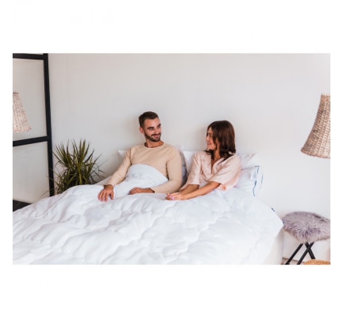 Ковдра MirSon бавовняна №1421 Royal Pearl Hand Made Демісезонна 172x205 см (2200001536609)