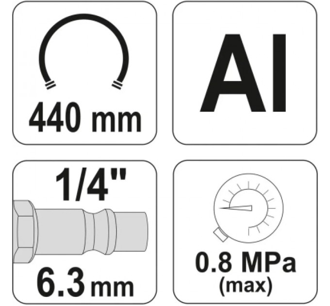 Yato Пістолет для підкачки коліс Yato для підкачування коліс (YT-2370)