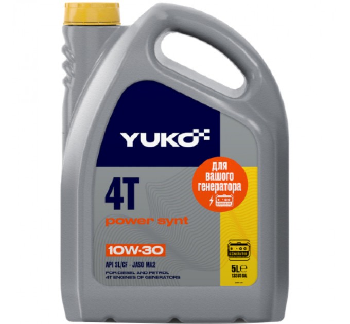 Моторна олива Yuko POWER SYNT 4T 10W-30 5л (4823110402689)