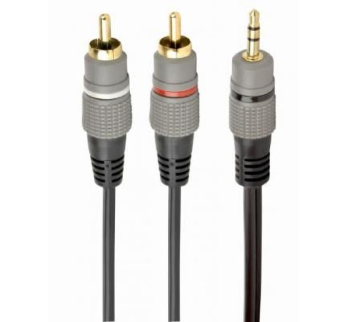 Cablexpert Кабель мультимедійний 3.5 Jack to 2RCA 1.5m Cablexpert (CCA-352-1.5M)